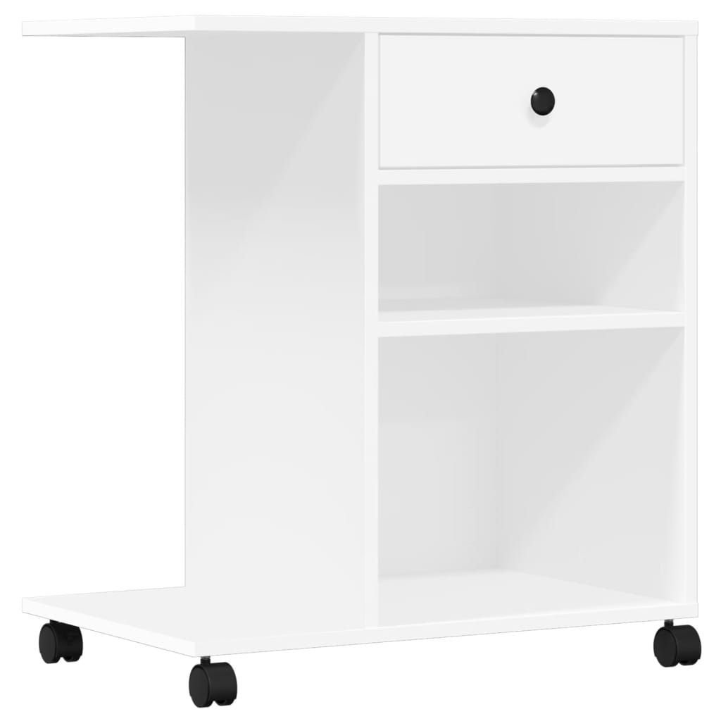 vidaXL Soporte para impresora con ruedas 60x40x68,5 cm Multicolor