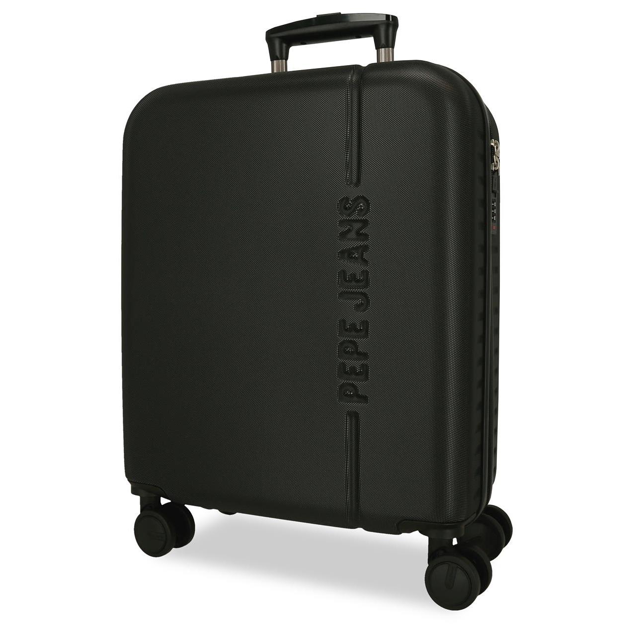 Maleta de cabina Pepe jeans Montana negro 40x55x20 cm