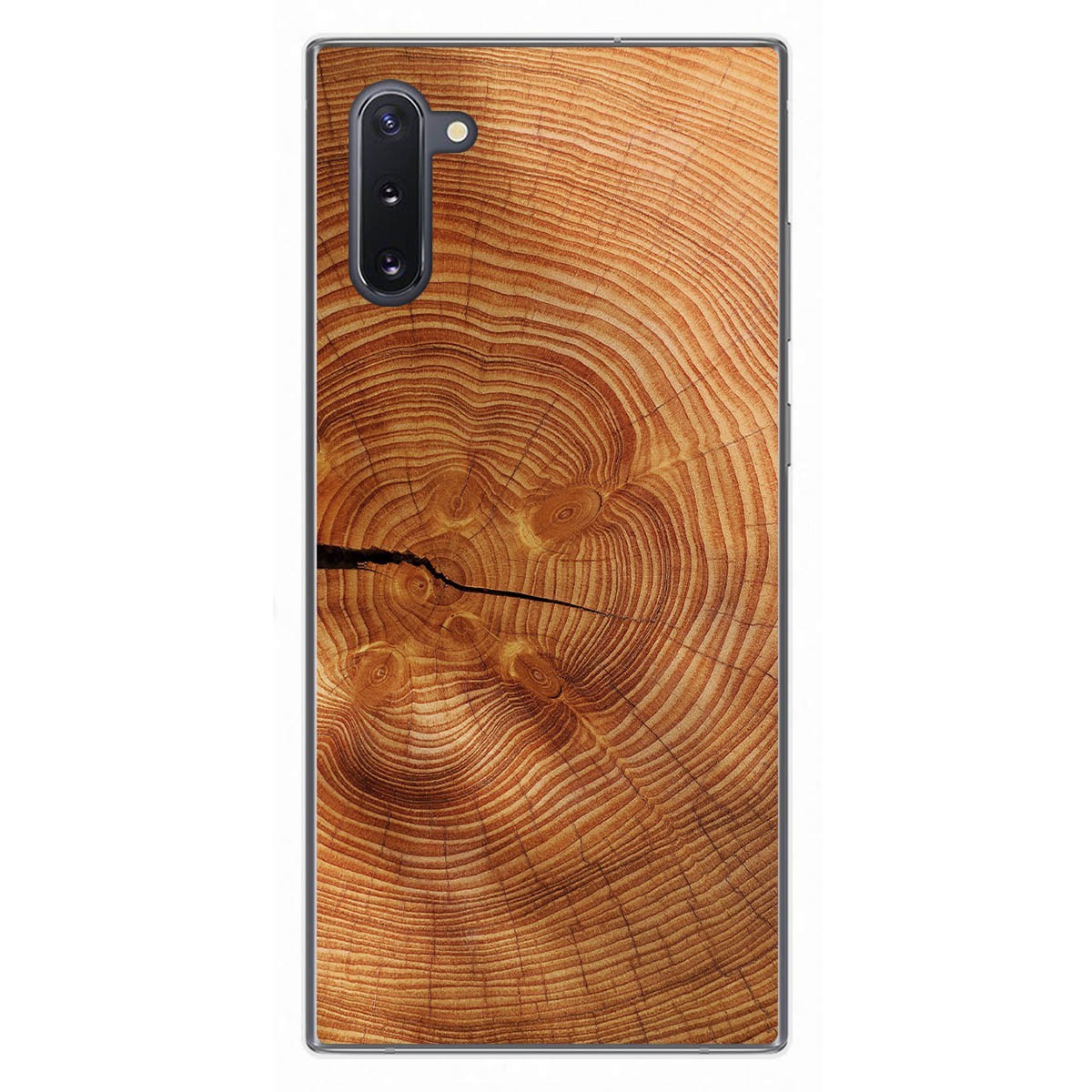 Tumundosmartphone Funda Gel Tpu para Samsung Galaxy Note10 diseño Madera 04 Dibujos