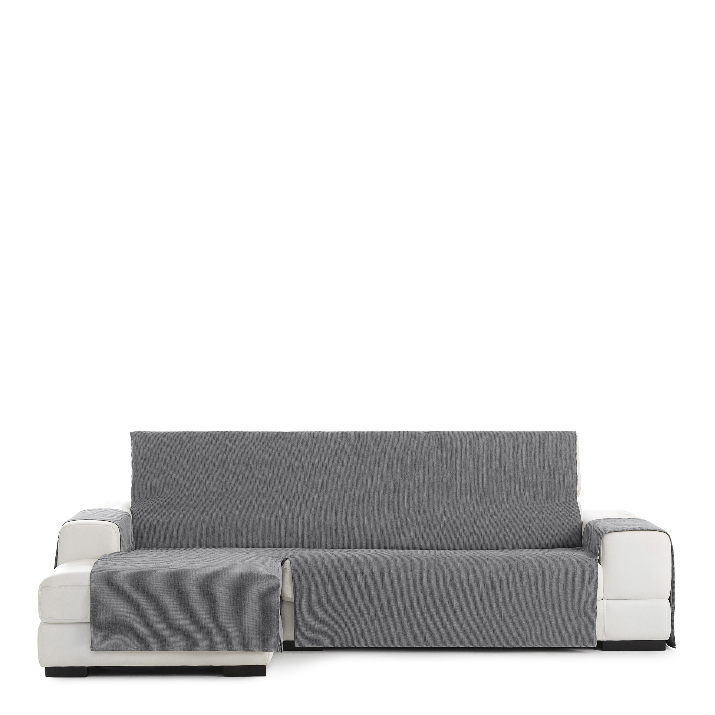Funda de sofa chaisse longue m/3 mid izquierda (Mirando de frente) c/6 extra, Tamaño extra izquierda, 170x310x110cm, Fábricada en España