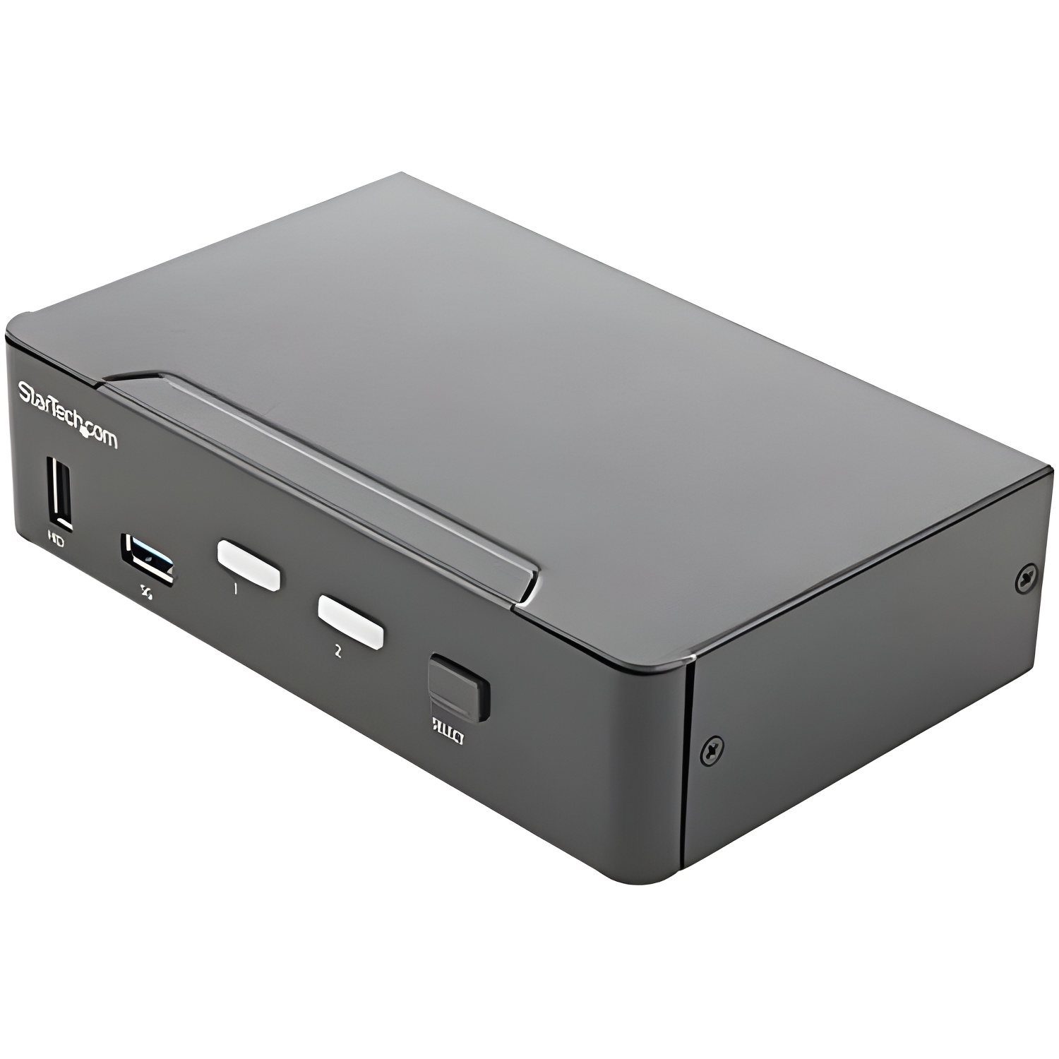 Startech.com Conmutador KVM 2 Puertos HDMI 4K Ultra HD con Hub USB 3.0 y 2.0 y Audio Hotkey - TAA