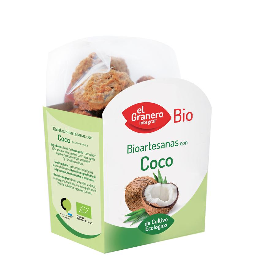 Galletas Artesanas con Coco Bio El Granero Integral
