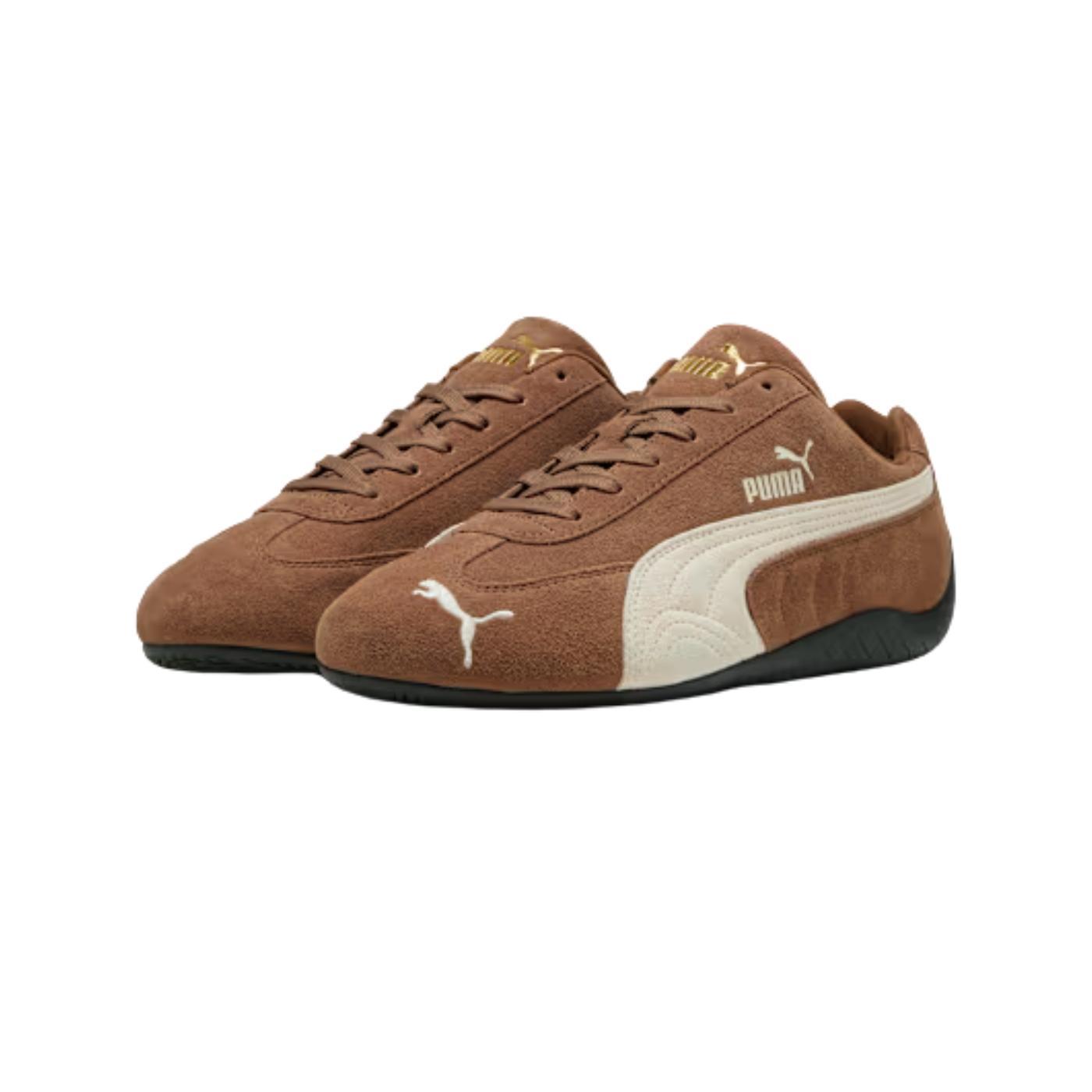 Zapatillas puma speedcat og marrón de mujer.