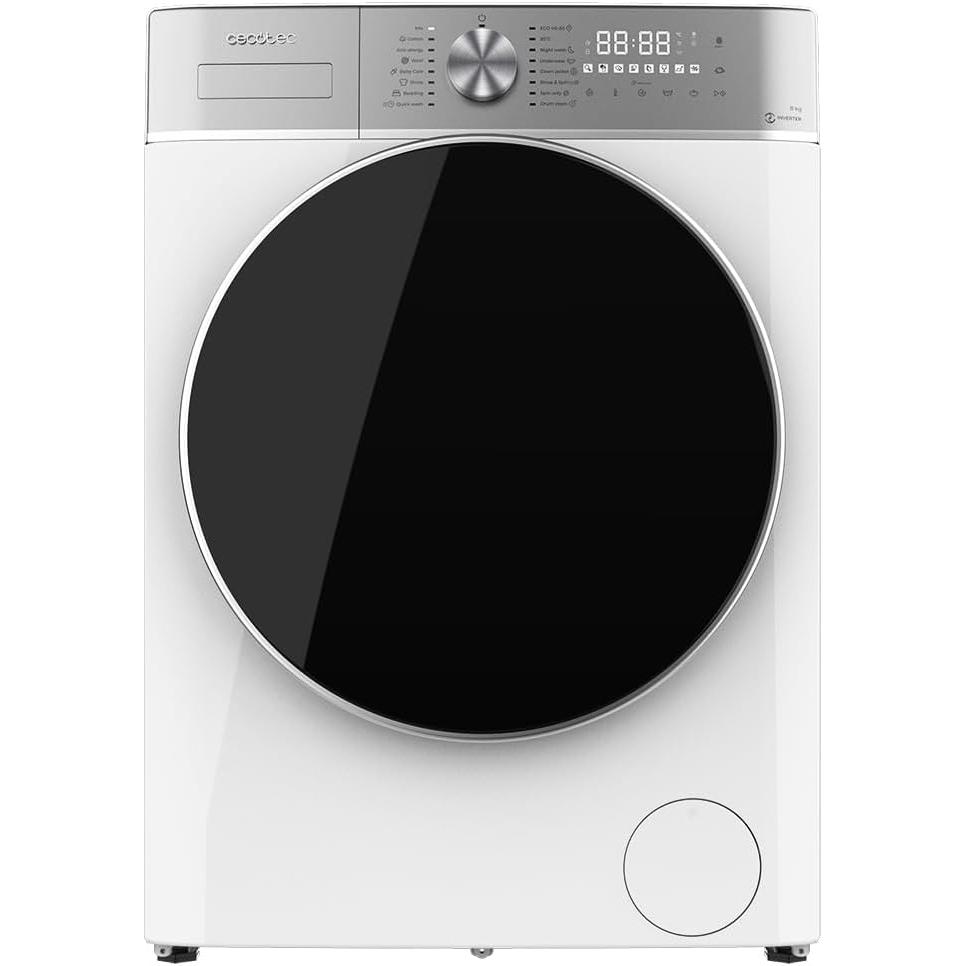 Cecotec Lavadora 8Kg Carga Frontal Bolero DressCode 8800 Inverter A 2000W, 1400 rpm, 16 Programas, Motor Inverter Plus