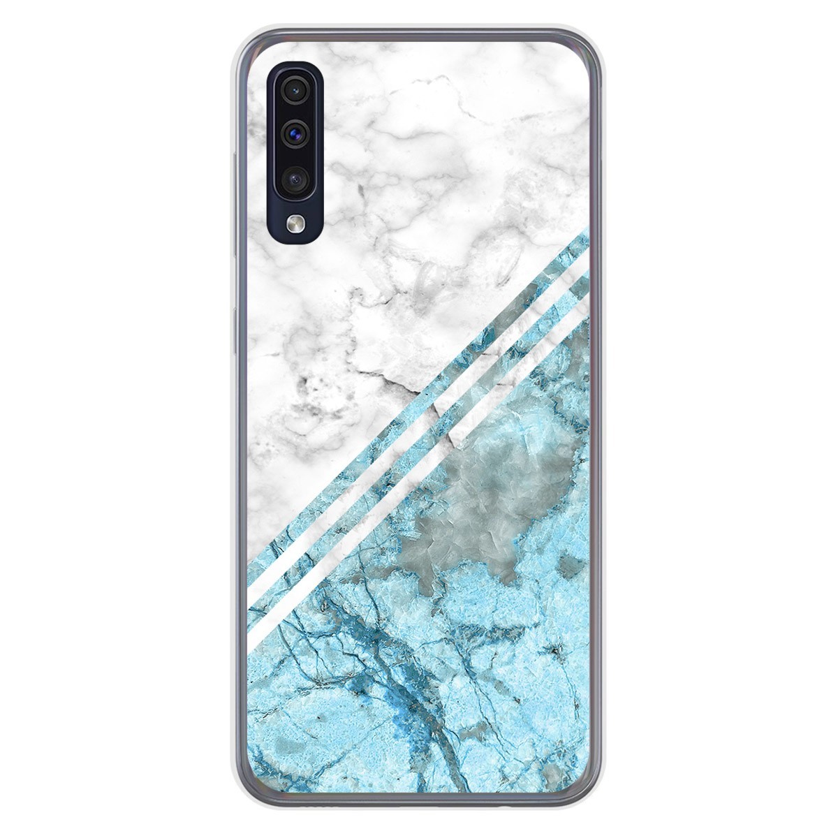 Tumundosmartphone Funda Gel Tpu para Samsung Galaxy A50 / A50s / A30s diseño Mármol 02 Dibujos