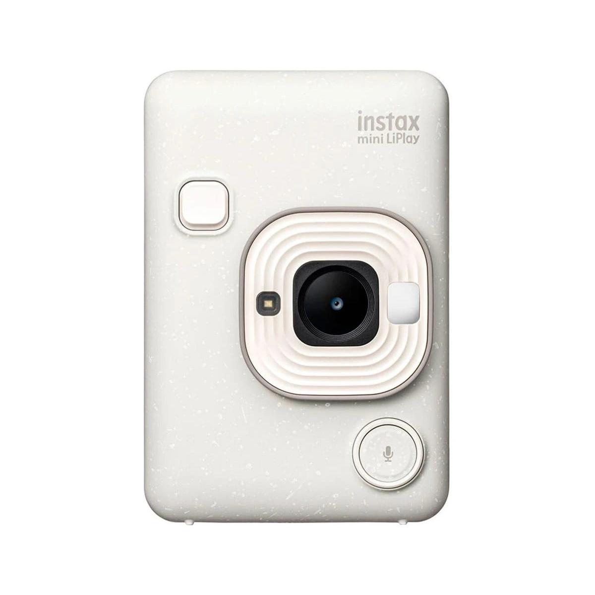 Cámara fotos digital Cámara instantánea Visor Monitor LCD trasero Fujifilm INSTAX MINI LIPLAY™ MISTY  | 28 mm (equivalente a película de 35 mm), Bluetooth, Misty White