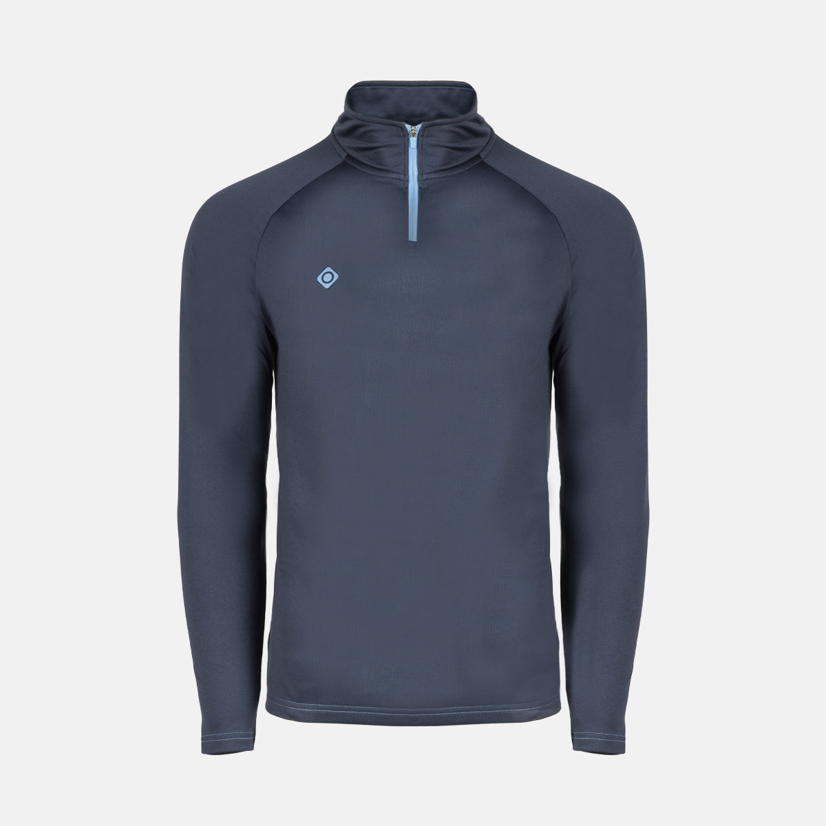 Izas - Forro Polar para Hombre - Camiseta Manga Larga con Cuello Alto y Cremallera - Forro Polar de Invierno Ligero - Secado Rápido - Ideal para Actividades al Aire Libre - Gorner Negro y Gris - 2XL