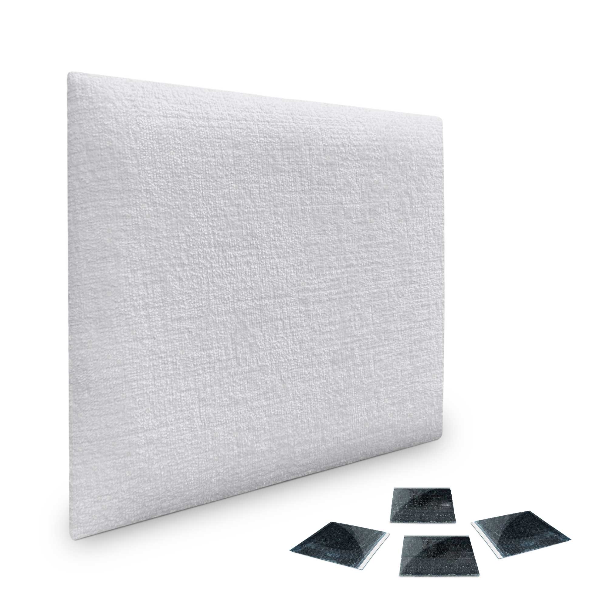DHOME Juego de Paneles Tapizados de Lana Ecológica Pack Autoadhesivos para Pared Acústicos Absorbentes Protección