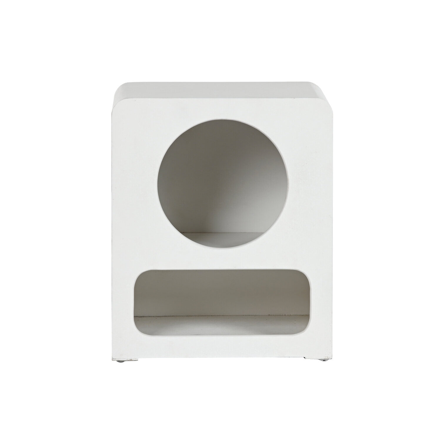 Mesita de noche mdf 40x30x48 blanco , El mejor complemento para tu hogar.