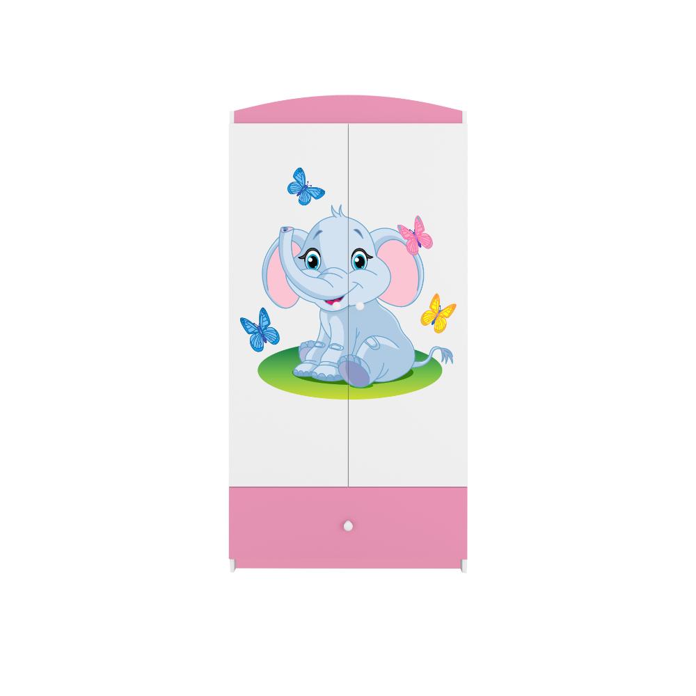Roupeiro Kocot Kids BabyDreams Baby Elephant Pink