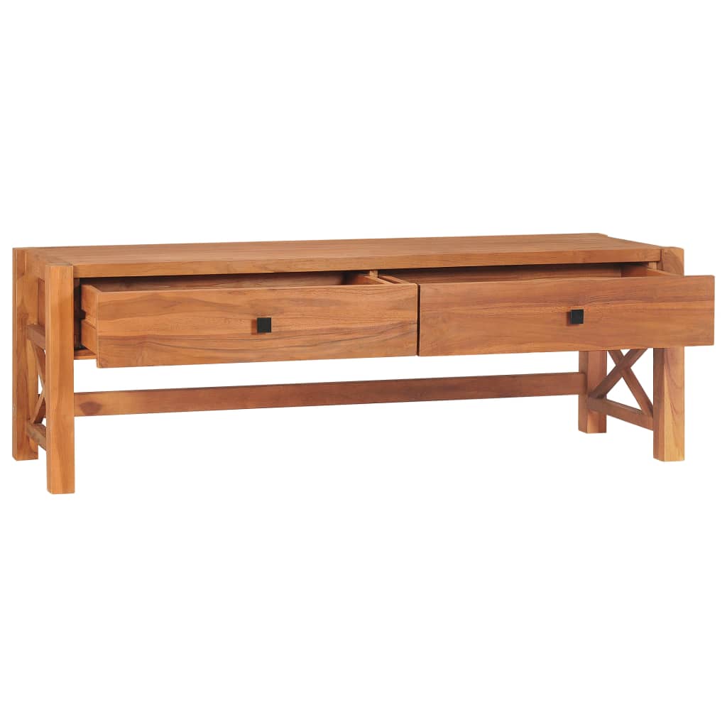 vidaXL Mueble de TV de madera de teca, Mueble de Salon, Mueble TV, Mueble TV salon, Mesa de TV, Mueble tele