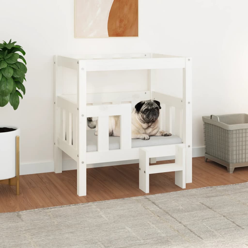 vidaXL Cama para Perros Cuna Cachorro Animal Doméstico Color Natural,  Blanco,  Gris y mas