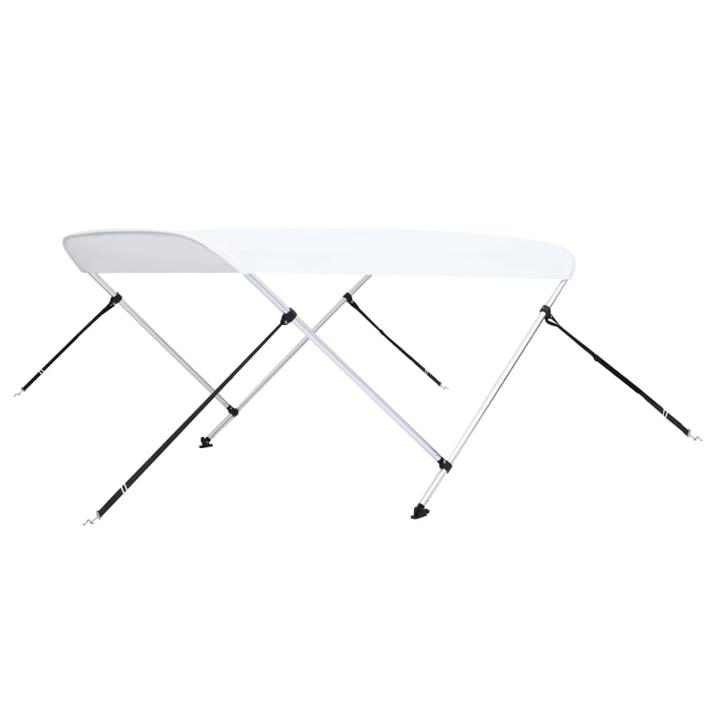 vidaXL Toldo Bimini de 2 Arcos Marino 180x130x110 cm Barco Embarcación Color Azul,  Blanco,  Antracita y mas