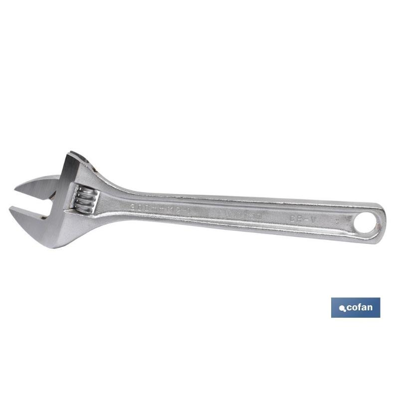 Llave ajustable moleta central 24