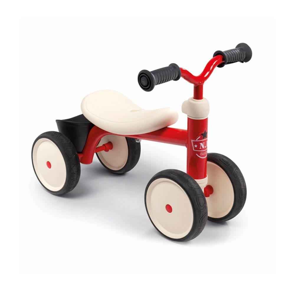 Correpasillos Rookie Rojo De Metal Con Ruedas De Goma (Smoby 7600721400)