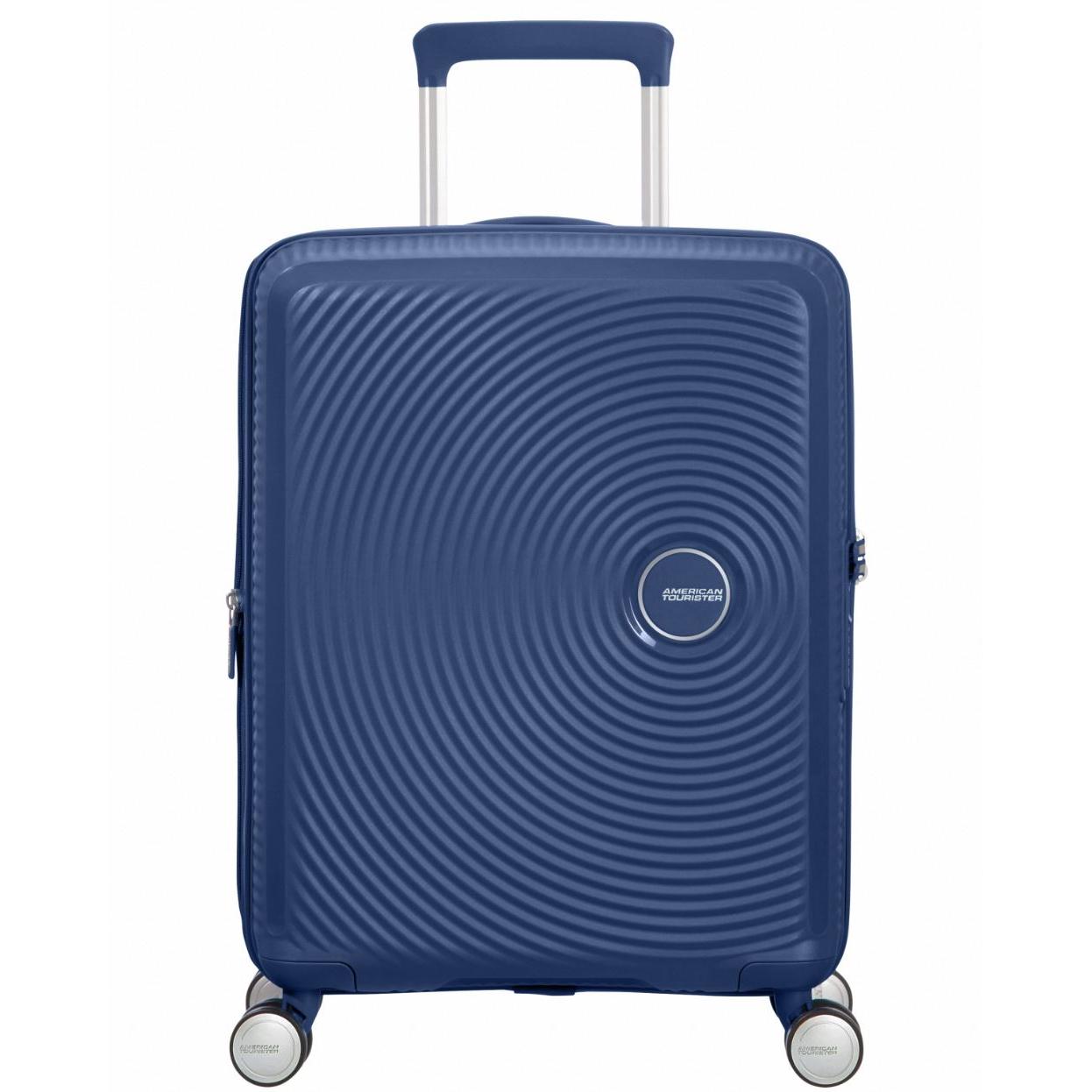 American Tourister Soundbox - Spinner S Expandible Maleta de Cabina, 55 cm, 35.5/41 L