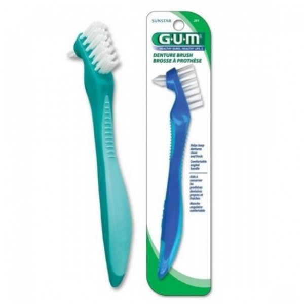 Gum Cepillo Dental Para Protesis Ref201 EL PRECIO INCLUYE 3 UNIDADES