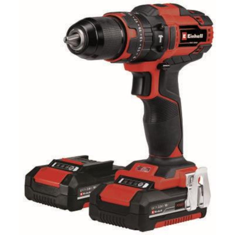 Taladro s/cable tecd 18/40 lii +64 piezas (2x24513