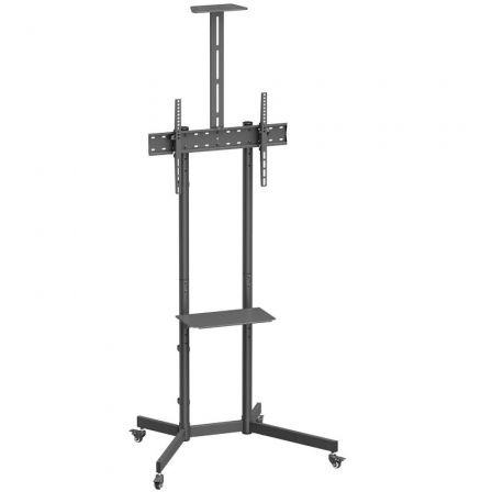 Soporte de Suelo Inclinable con Ruedas/ Soporte de Cámara Aisens FT70TE-335 para TV 37"-70"/ hasta 4