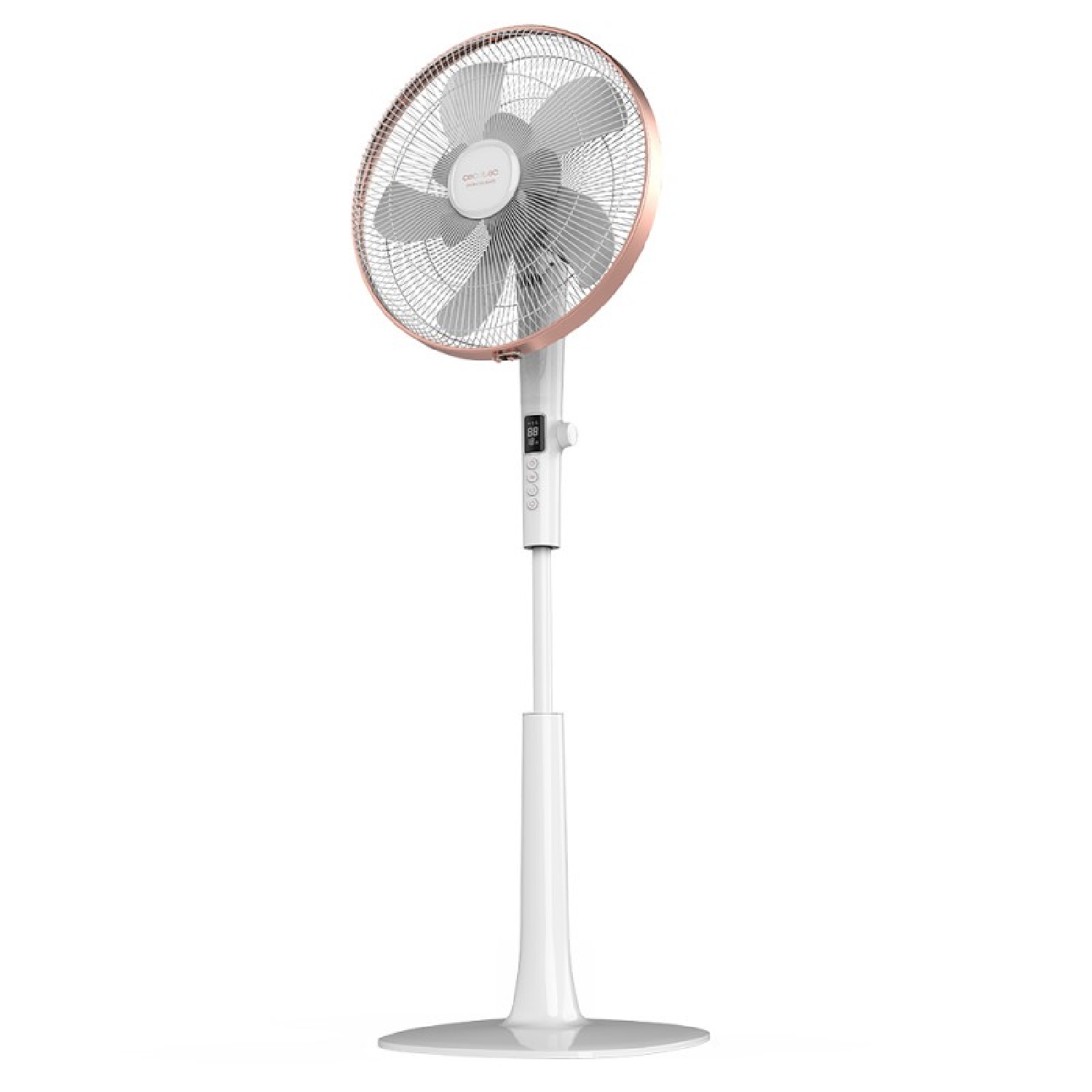Cecotec Ventilador de Pie con Mando a Distancia y Temporizador EnergySilence 1030 SmartExtreme. 28 W, 10 Aspas 40cm de Diámetro