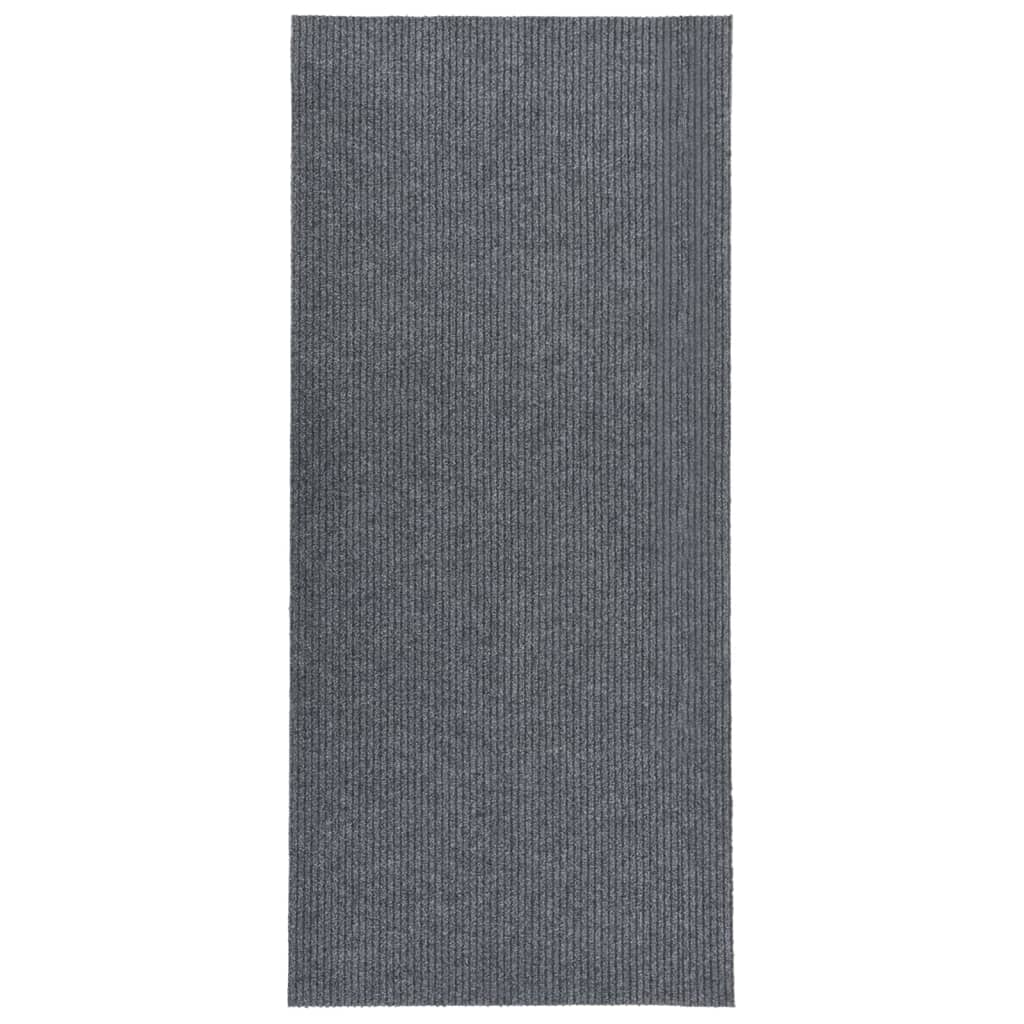 Vidaxl Alfombra de Pasillo Atrapa Suciedad 100x250 Cm Color Antracita Gris
