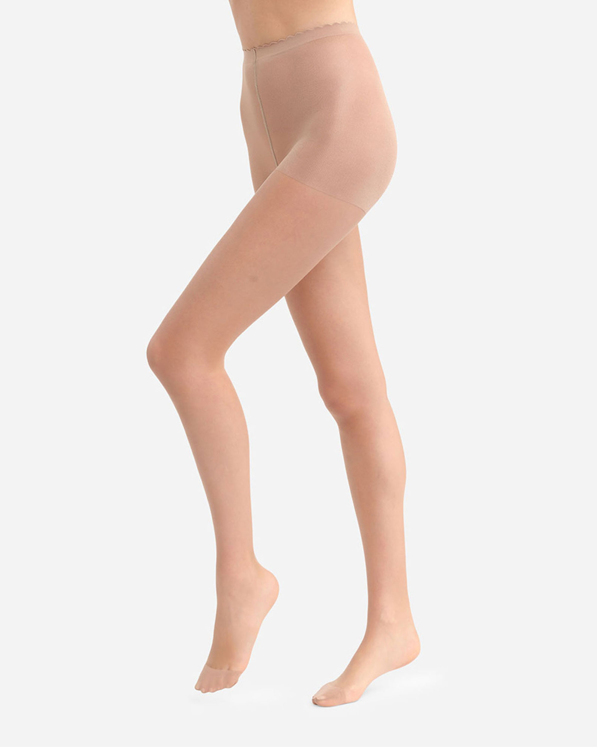Panty transparentes 17D no marca cintura