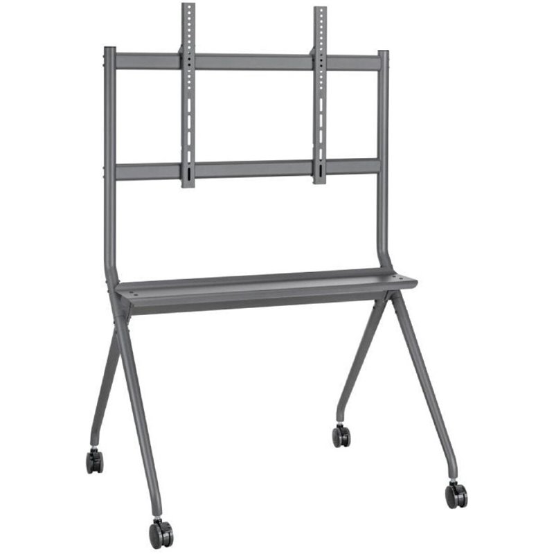 Aisens Soporte De Suelo Pro Con Rueda 1 Bandeja Para Pantalla Interactiva/Tv 120Kg De 50-86 Negro