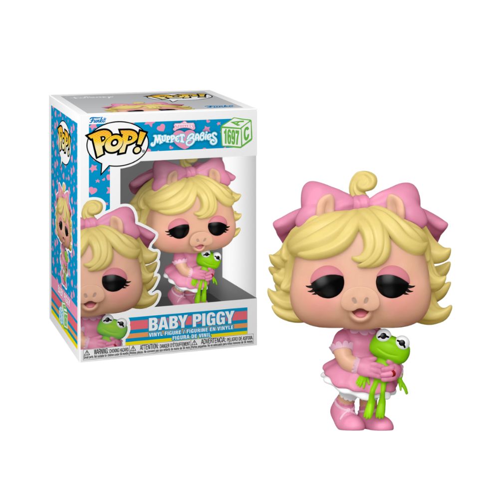 FUNKO POP! DISNEY: MUPPET BABIES - BABY PIGGY, 90468, Nº 1697, TIENDA CON LICENCIA OFICIAL, ENVIO EN 24-48 HORAS EN PENÍNSULA, FIGURA, CABEZÓN, VINILO, 100% ORIGINAL, MUÑECO, JUGUETES, OCHENTERO, DIDÁCTICO, APRENDIZAJE, MARIONETAS, TELEÑECOS