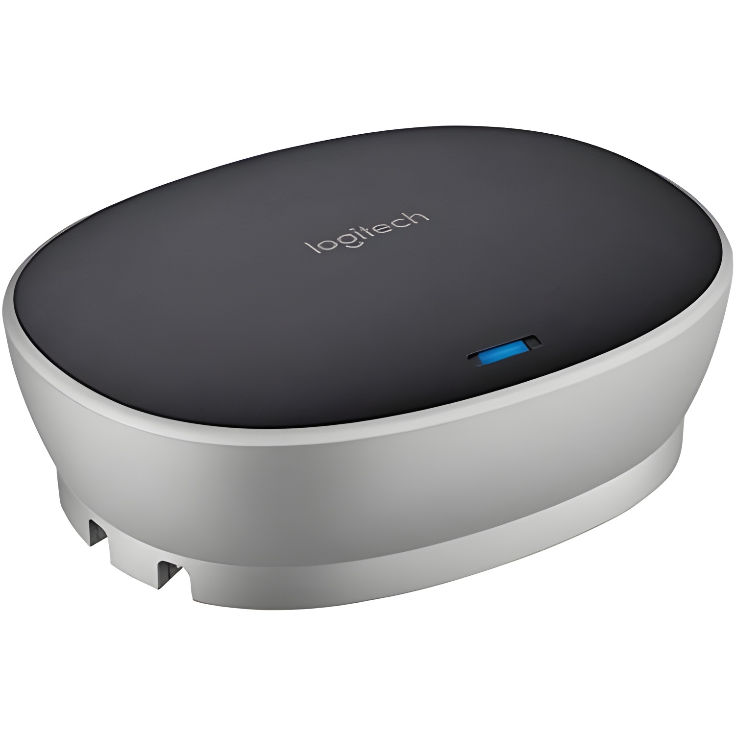 Logitech 993-001136 Nodo - Concentrador (USB 2.0, Negro, Plata)