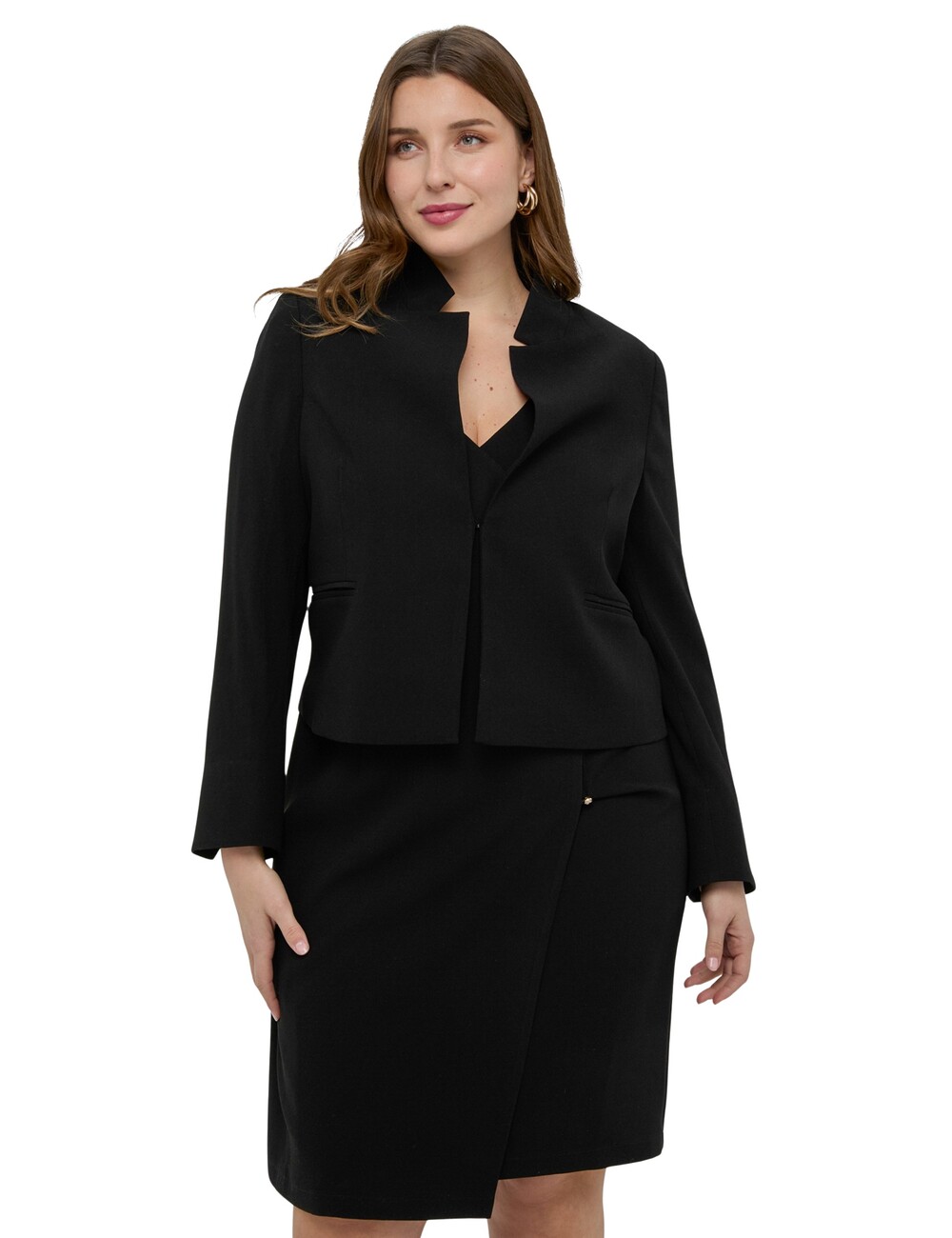 Fiorella Rubino - Blazer corto en tejido elástico