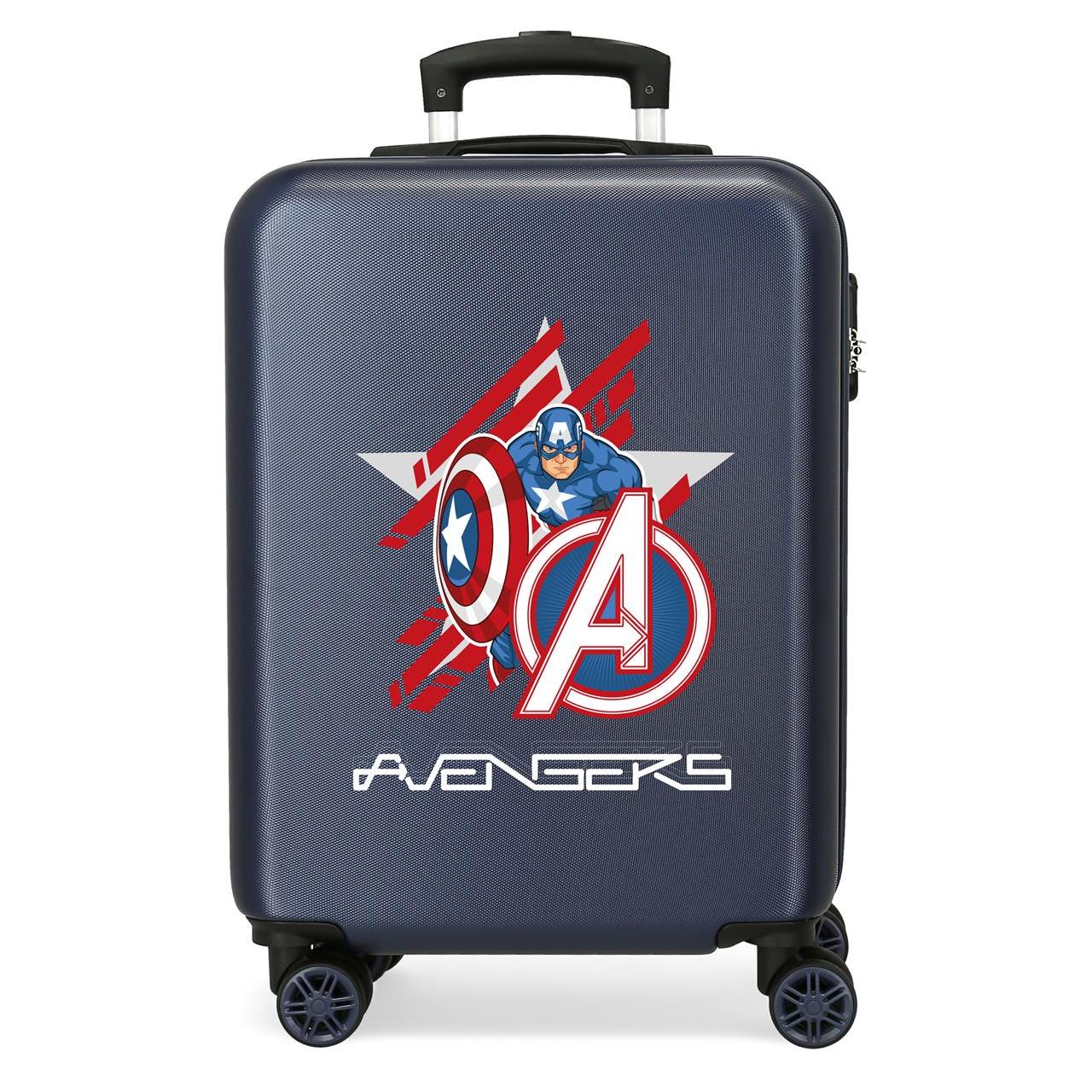 Marvel Los Vengadores Maleta De Cabina ABS Rígida All Avengers Azul