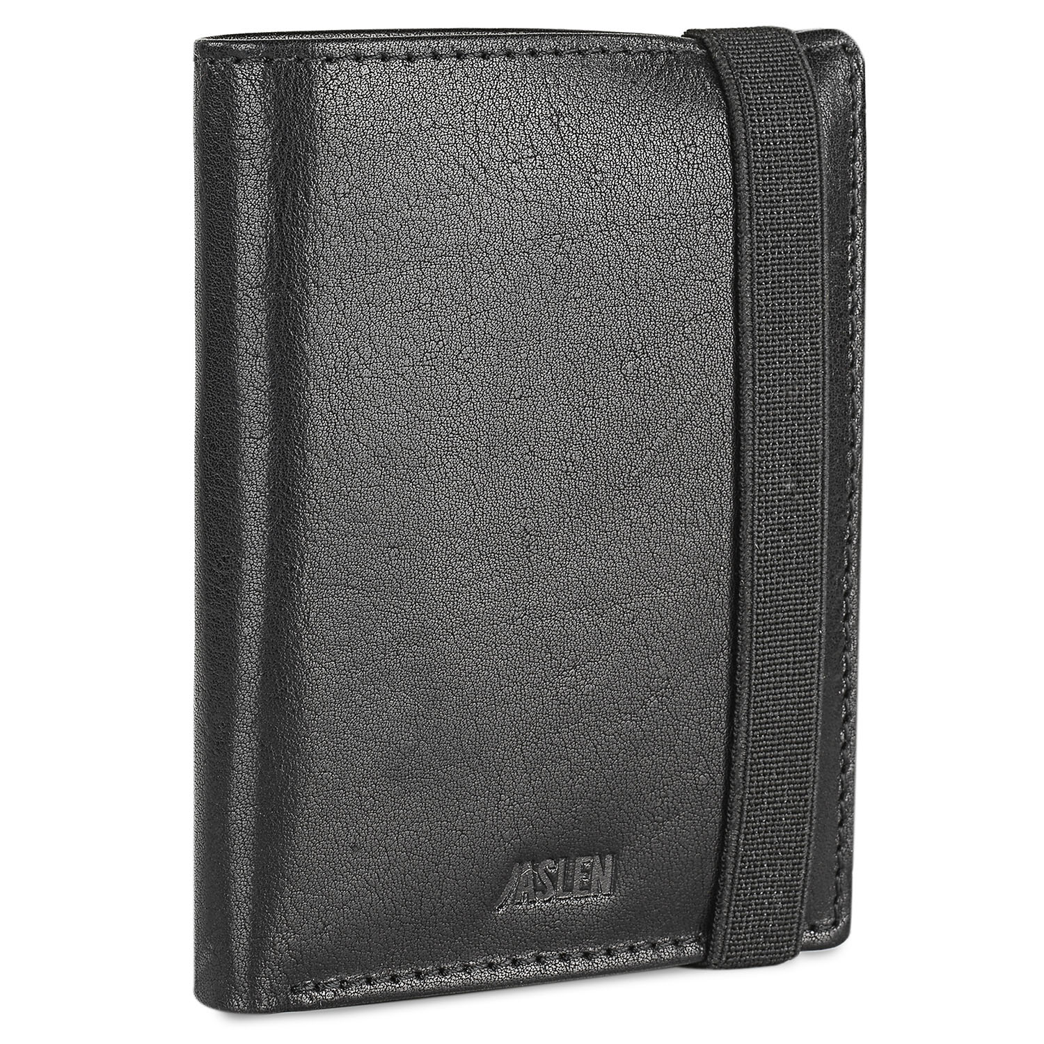 Carteras Para Hombre Piel - Cartera Hombre Marca JASLEN - Billeteras Para Hombre Con Compartimento Para Tarjetas - Monedero Hombre Piel Autentica Con Cremallera - Cartera Tarjetero Hombre RFID 204221