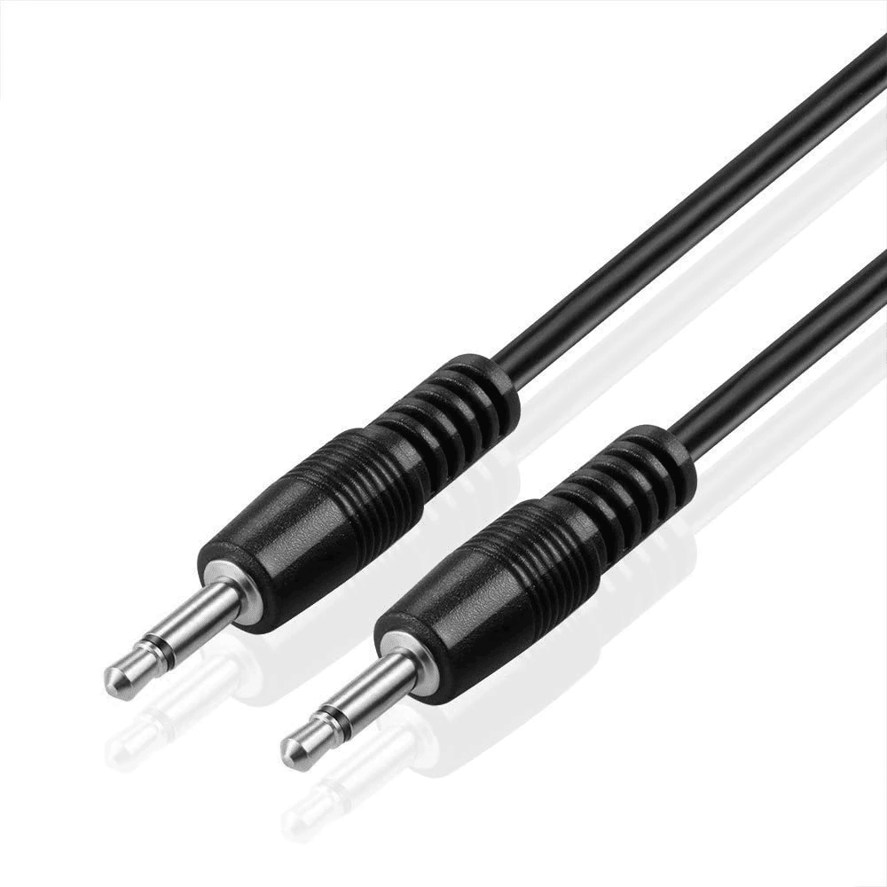 CABLEPELADO Cable de Audio Mono Jack 3.5 Macho a Jack 3.5 Macho | Cable Disparador de 12V | Apto para Receptor AV, Sistema de automóvil, emisores IR | Cable Jack TS | 1.50 Metros