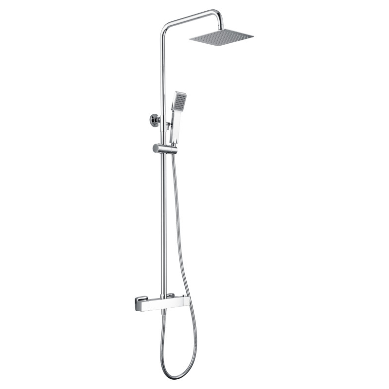 Imex Art BTAR025 Barra de ducha termostática de acero inoxidable con acabado cromado