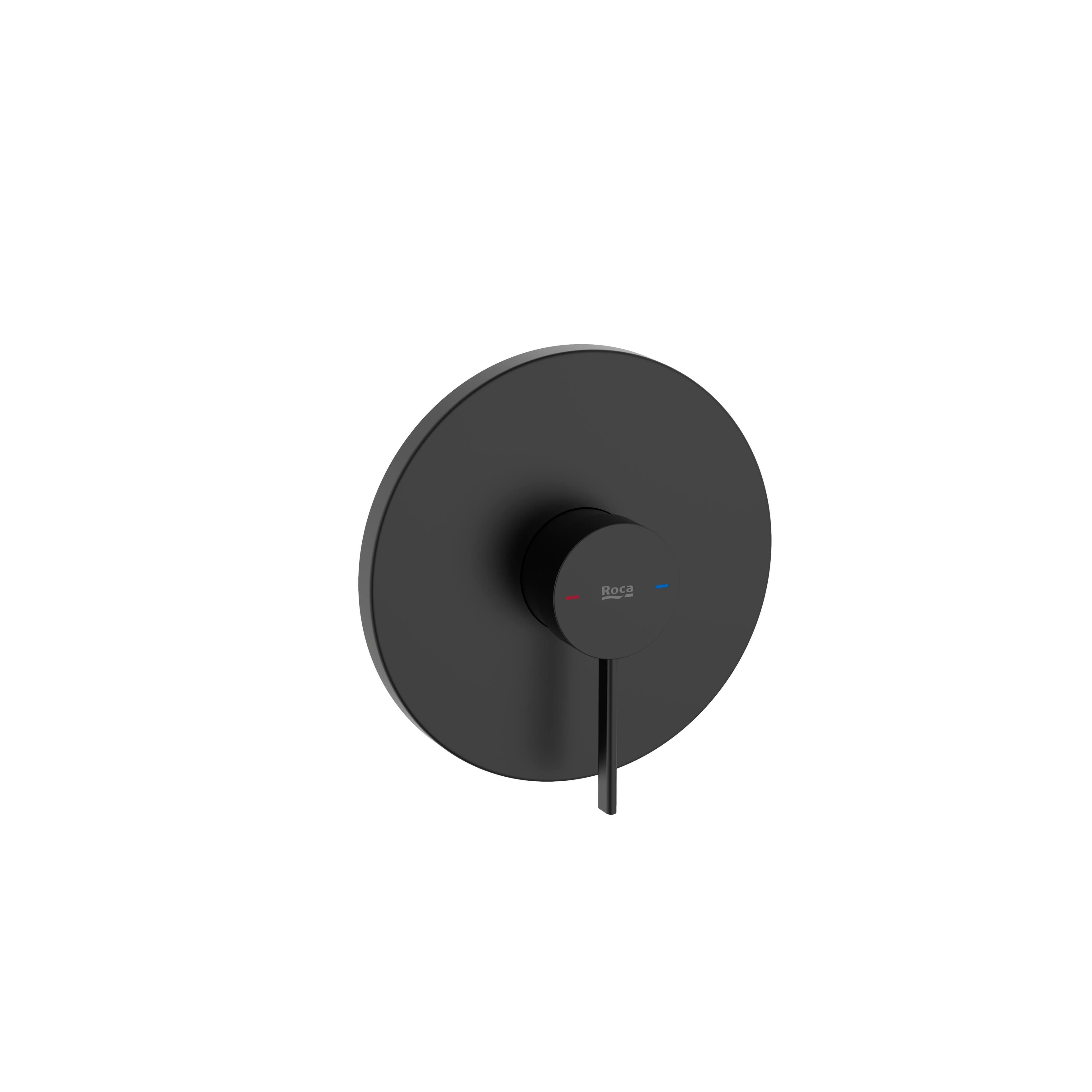 ROCA A5A2B9ENB0 ONA Grifo Monomando Empotrable Ducha Sin Cuerpo Empotrado Negro Mate - ref: A5A2B9ENB0