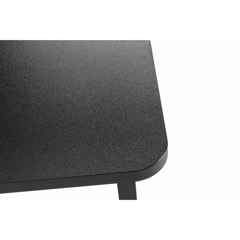 Gembird - Soporte para monitor MS-TABLE-03 ergonómico de escritorio negro, eleva pantalla para reducir fatiga cervical y optimizar espacio en escritorio profesional