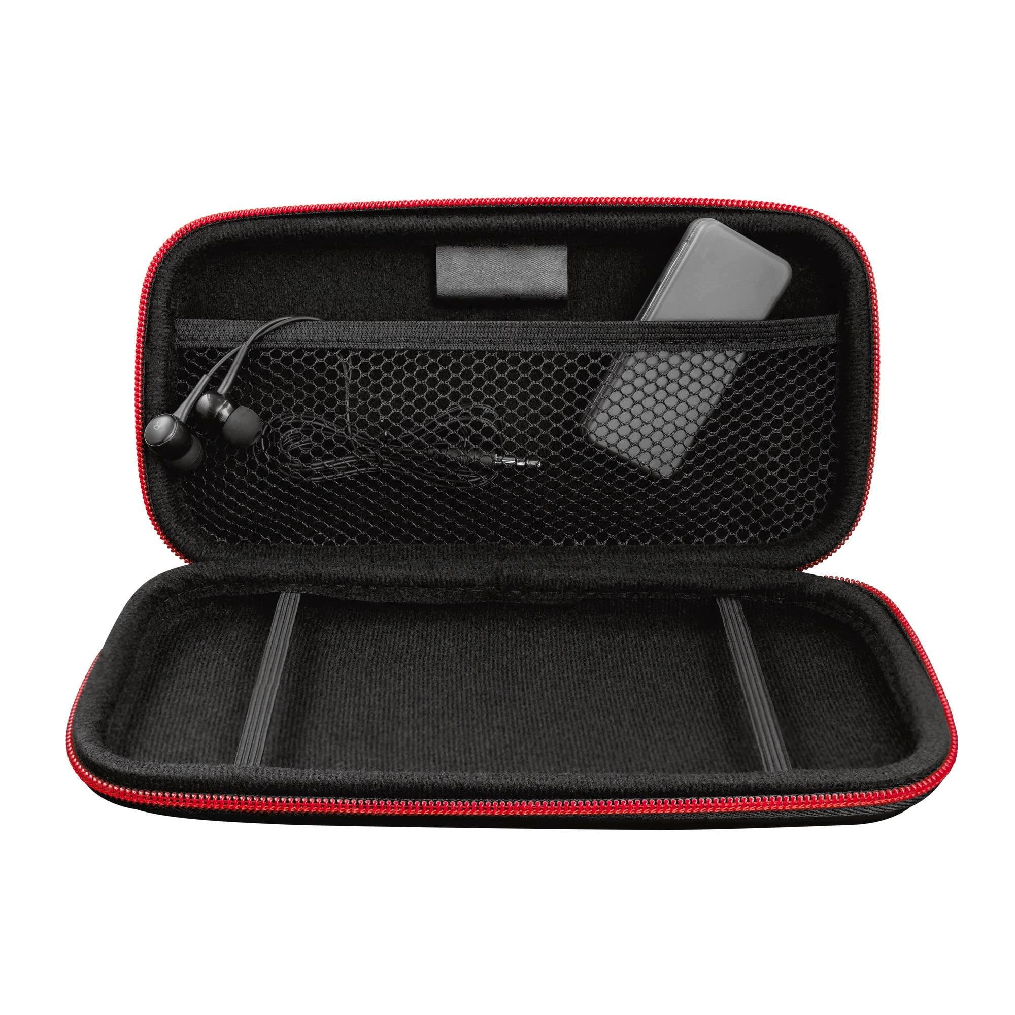 Funda Trust Gaming Gxt 1241 Tidor Xl 4 En 1 Negro ( Nsw - Lite) - Estuche, protector, auriculares