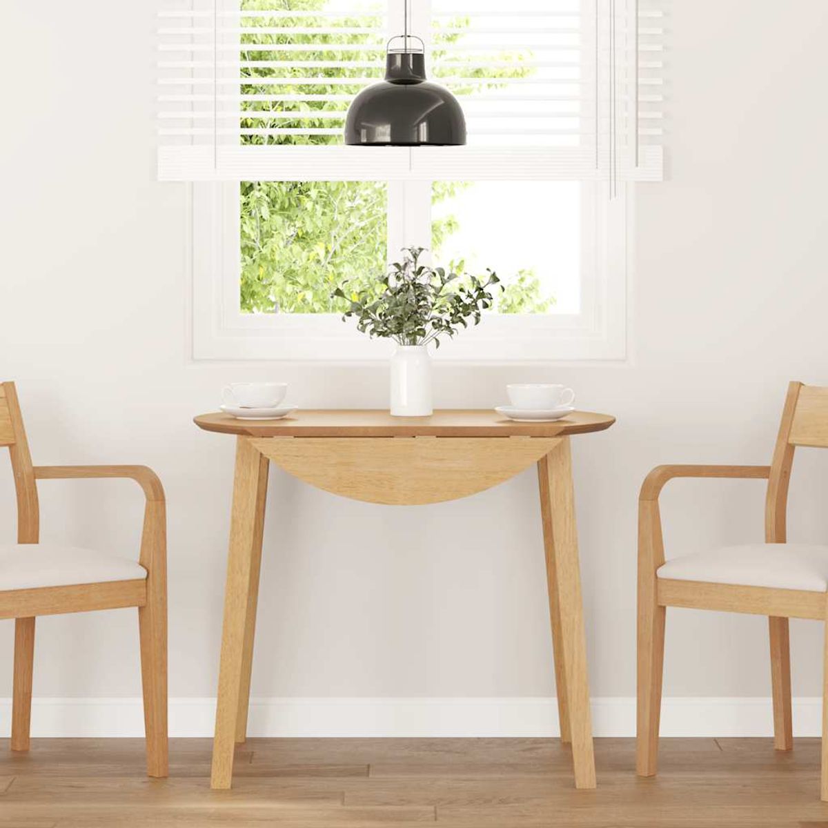 Mesa de comedor Zedro abatible 74x90x90-55 cm