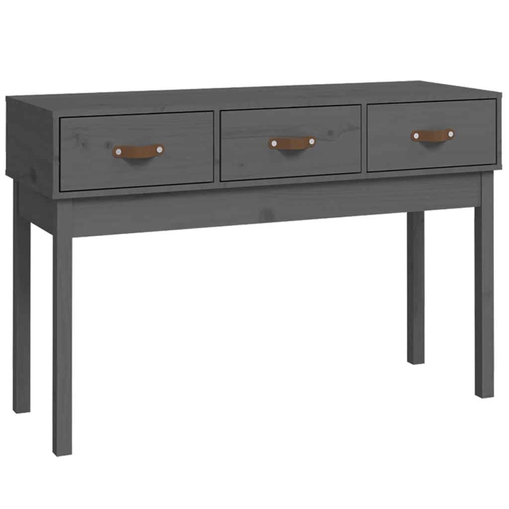 Mesa Consola de Madera Maciza Vidaxl Pino 114x40x75 Cm