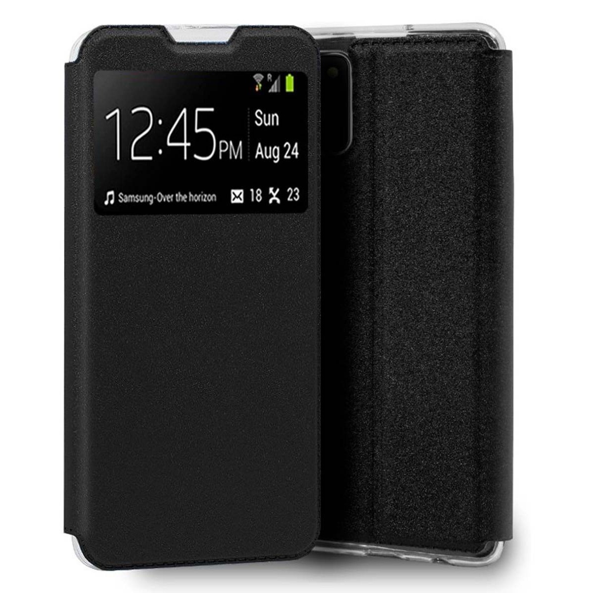 Tumundosmartphone Funda Libro Soporte con Ventana para Samsung Galaxy A32 5G color Negra