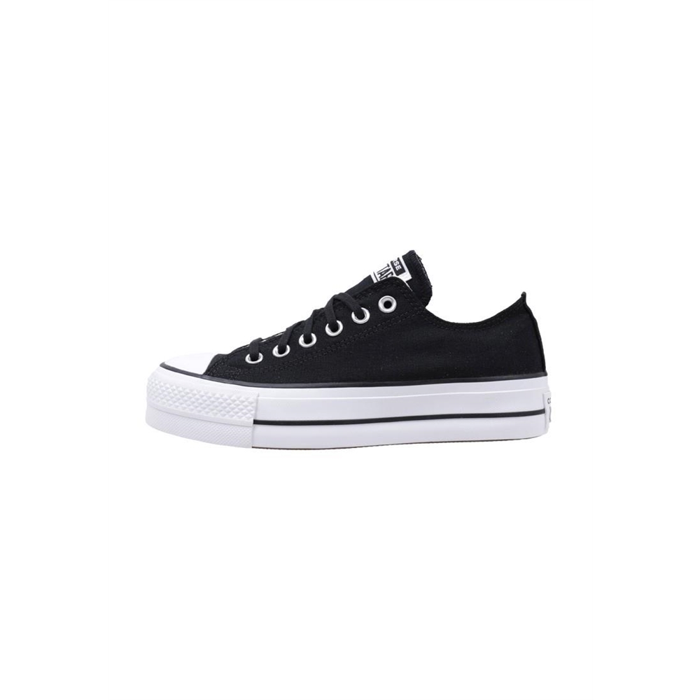 Converse CHUCK TAYLOR ALL STAR  PLATFORM CANVAS LOW TOP Deportivas Con Plataforma Mujer Negro