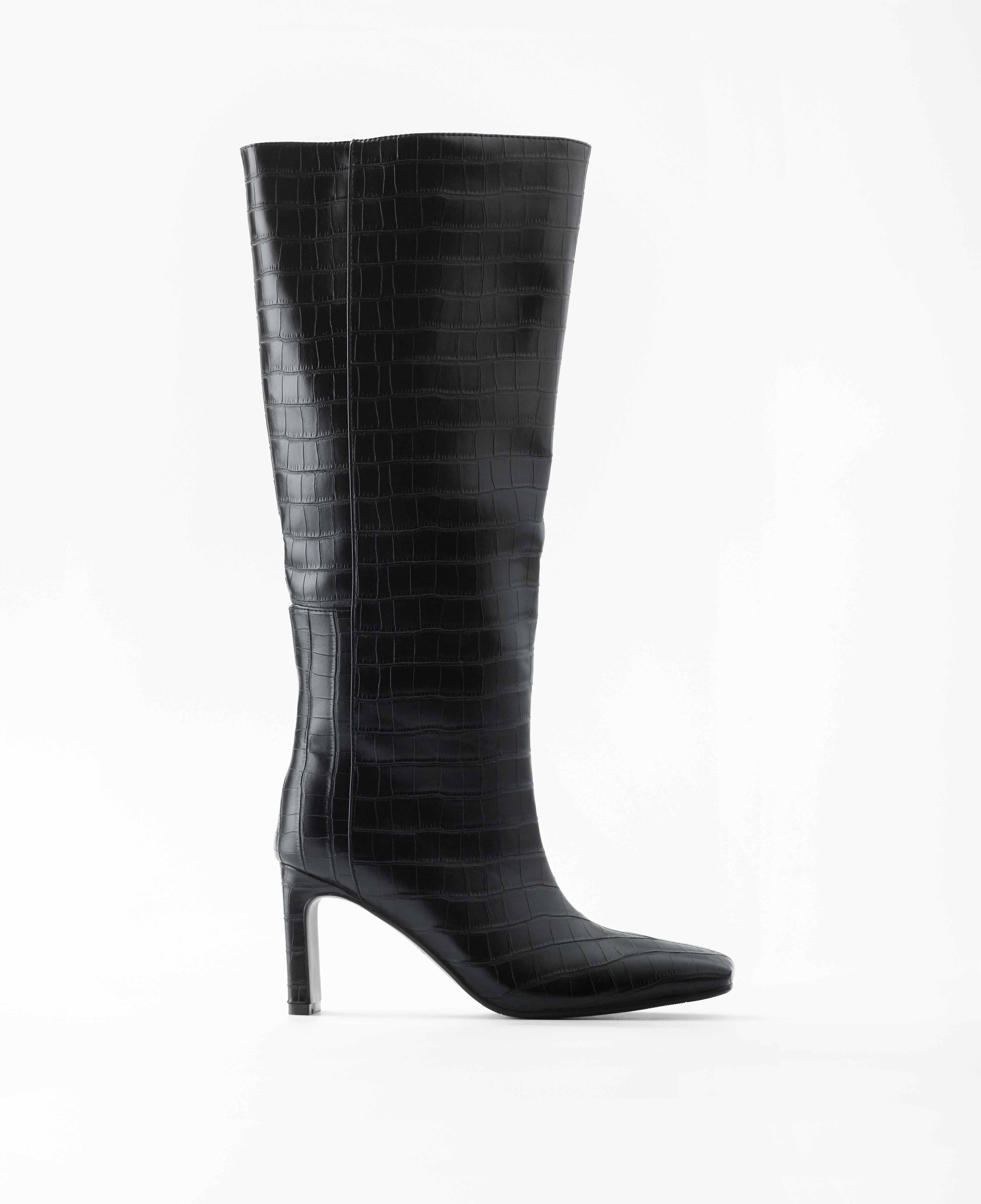 Mim Shoes POW NEGRO Bota de caña alta Mujer 15068422766978