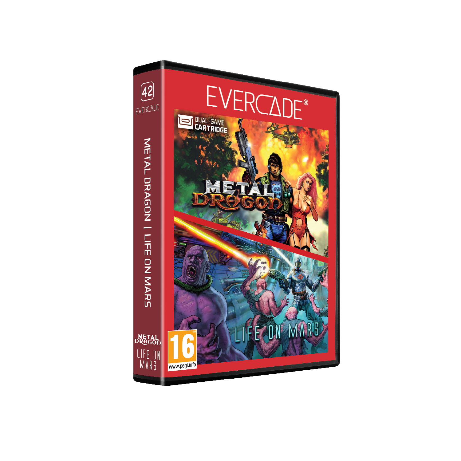 Cartucho Evercade Metal Dragon/Life on Mars Collection - Nuevo precintado - PAL España