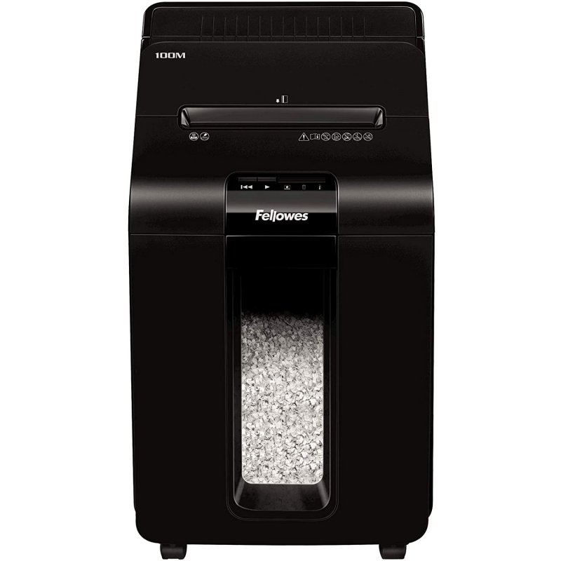 Fellowes automax 100m paper shredder 23l