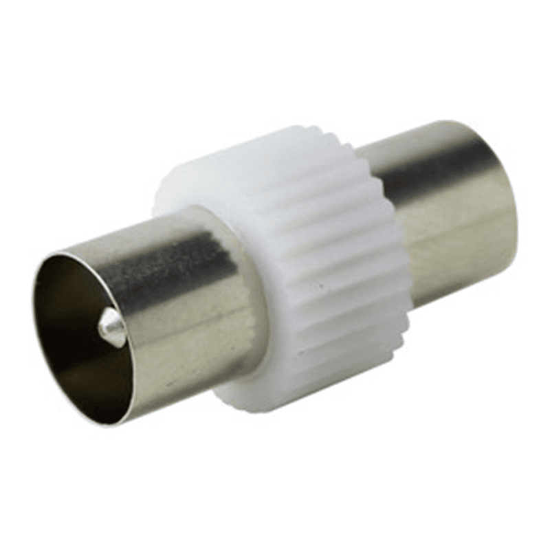 CABLEPELADO Adaptador de Antena Macho a Macho | Adaptador de Cable Coaxial RF | Conector de TV Macho Macho