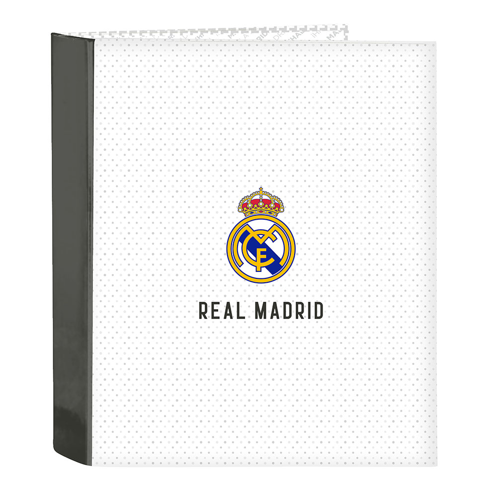 CARPETA F. 4 ANILLAS 35MM LOMO ANCHO REAL MADRID 1ª EQUIP. 24/25