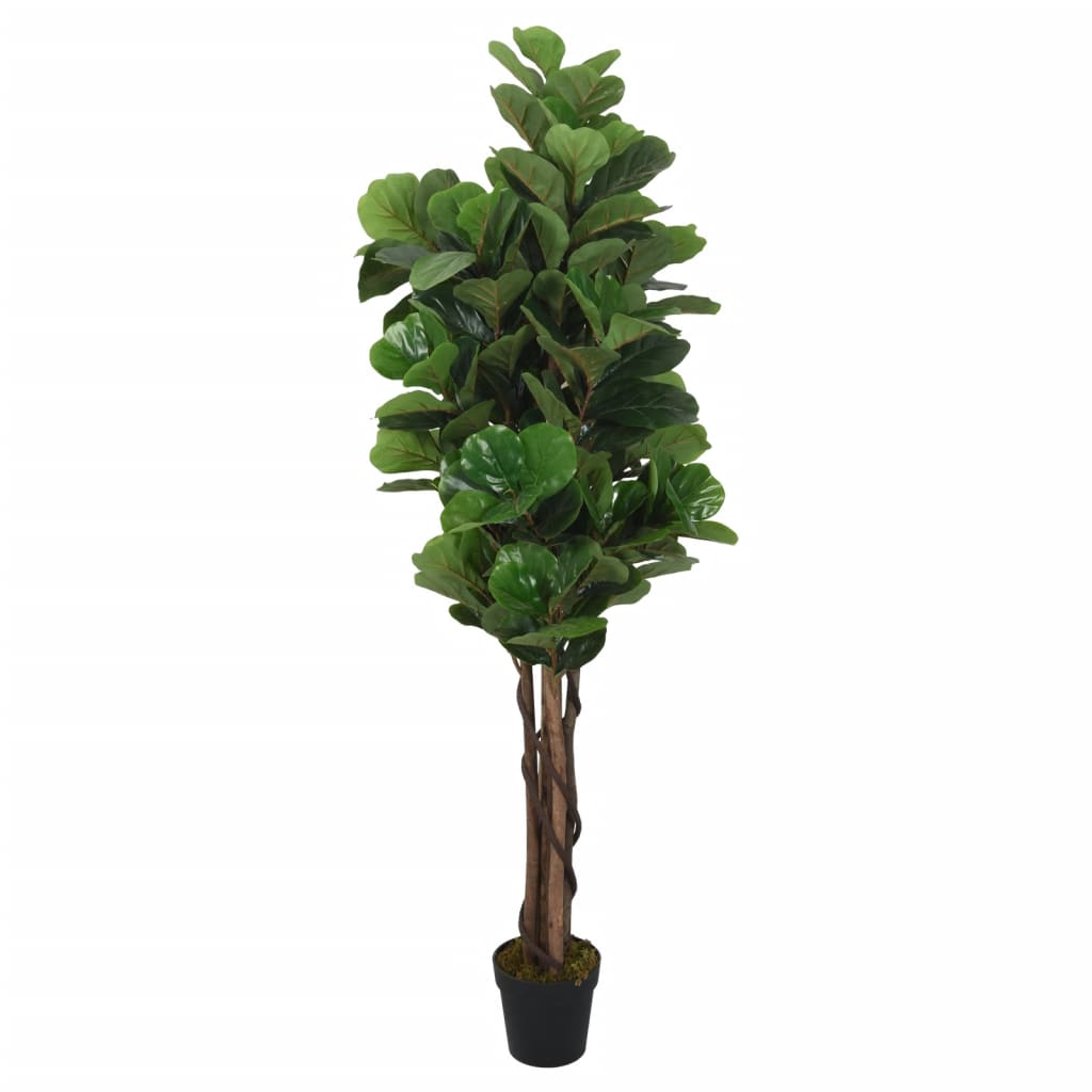 vidaXL Higuera de Hojas de Violín Artificial Planta Falsa Verde Dimensiones 120 cm (134 hojas),  80 cm (96 hojas),  150 cm (180 hojas) y mas