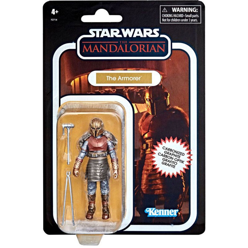 FIGURA THE ARMORER CARBONIZED COLLECTION STAR WARS 10CM VINTAGE