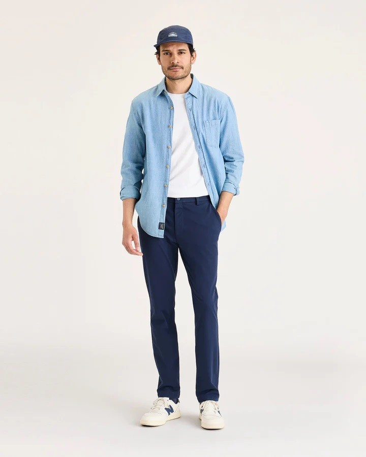 PANTALON DOCKERS GO ACTIVEFLEX CHINO MARINO