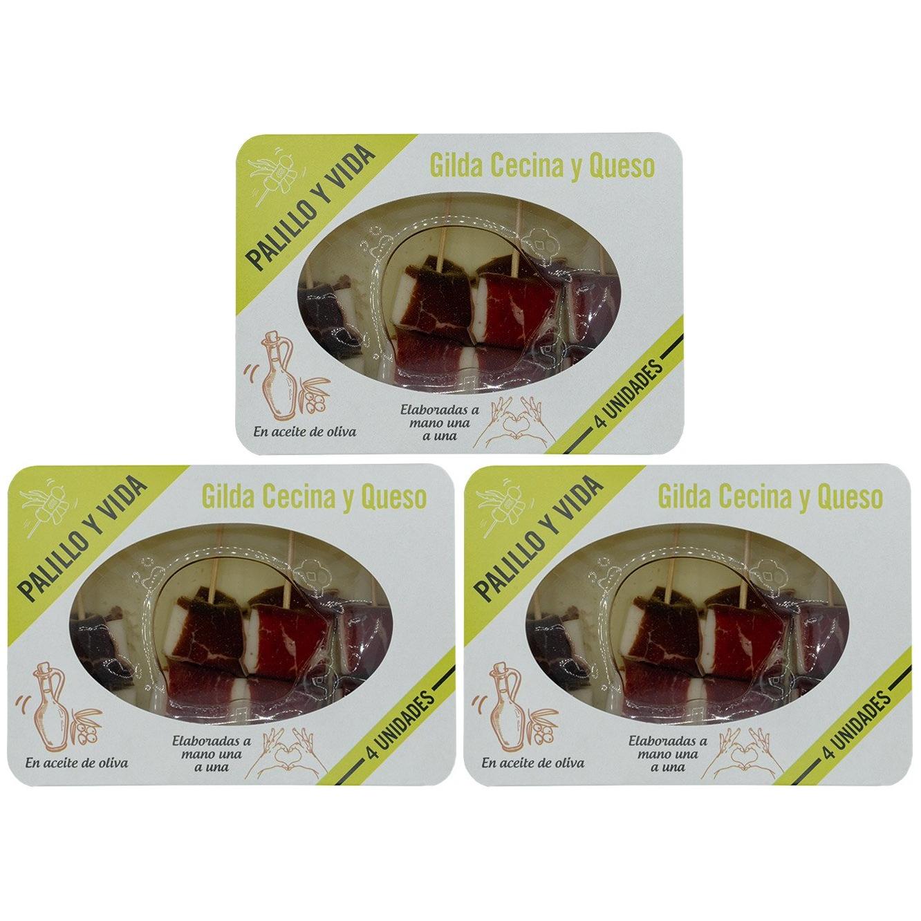 Gildas de Cecina y Queso 4 unidades